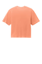 Rear View of NCantloupe Comfort Colors Women's Heavyweight Boxy Tee 3023CL