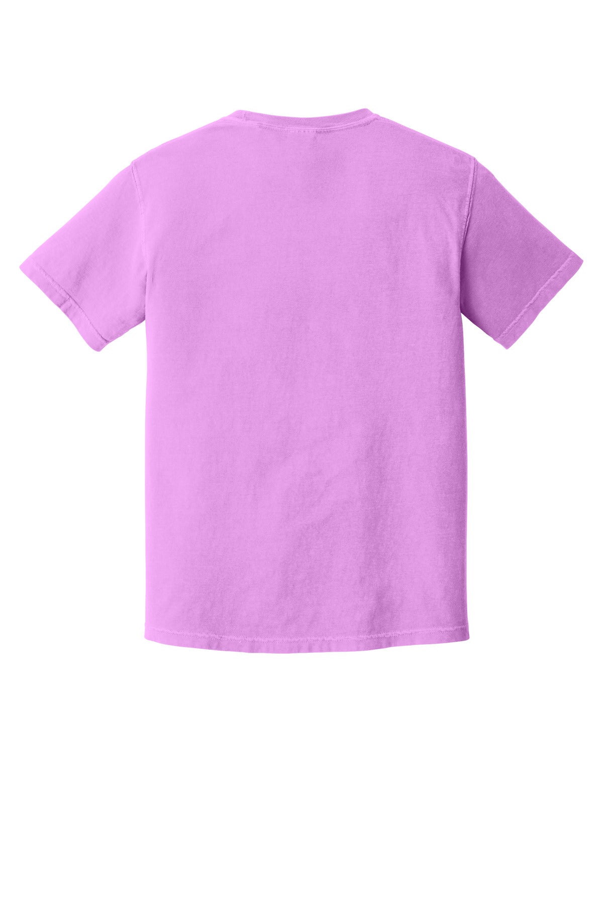 Rear View of NeonVio COMFORT COLORS Heavyweight Ring Spun Tee. 1717