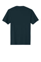 Rear View of New Navy District Perfect Weight Tee. DT104