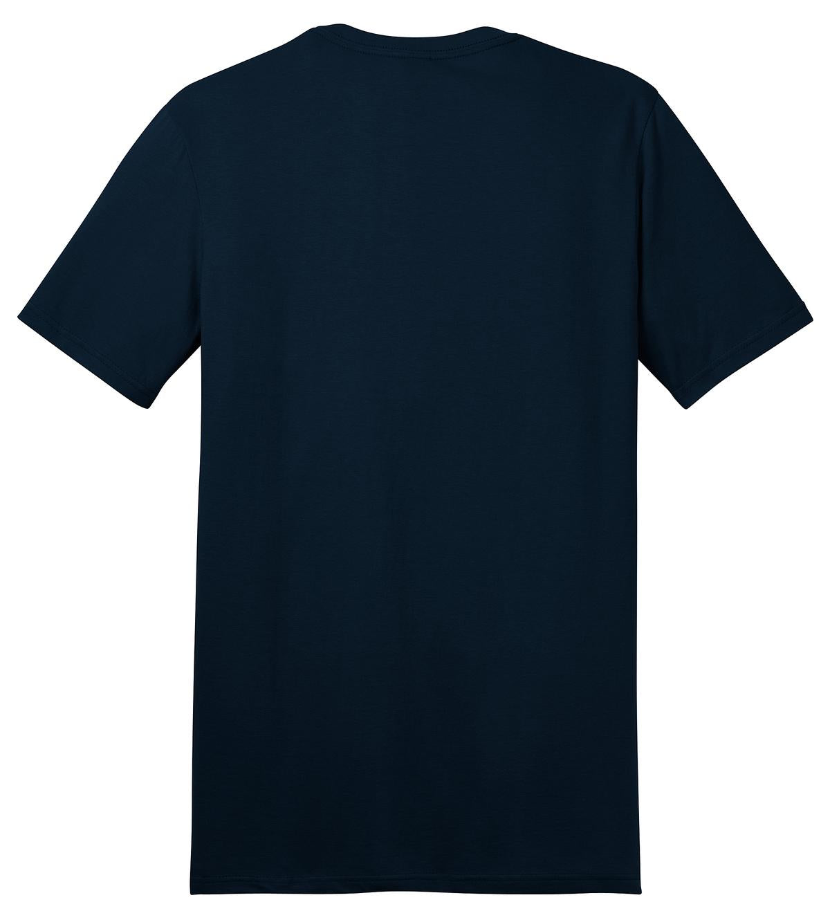 Rear View of New Navy District The Concert Tee DT5000