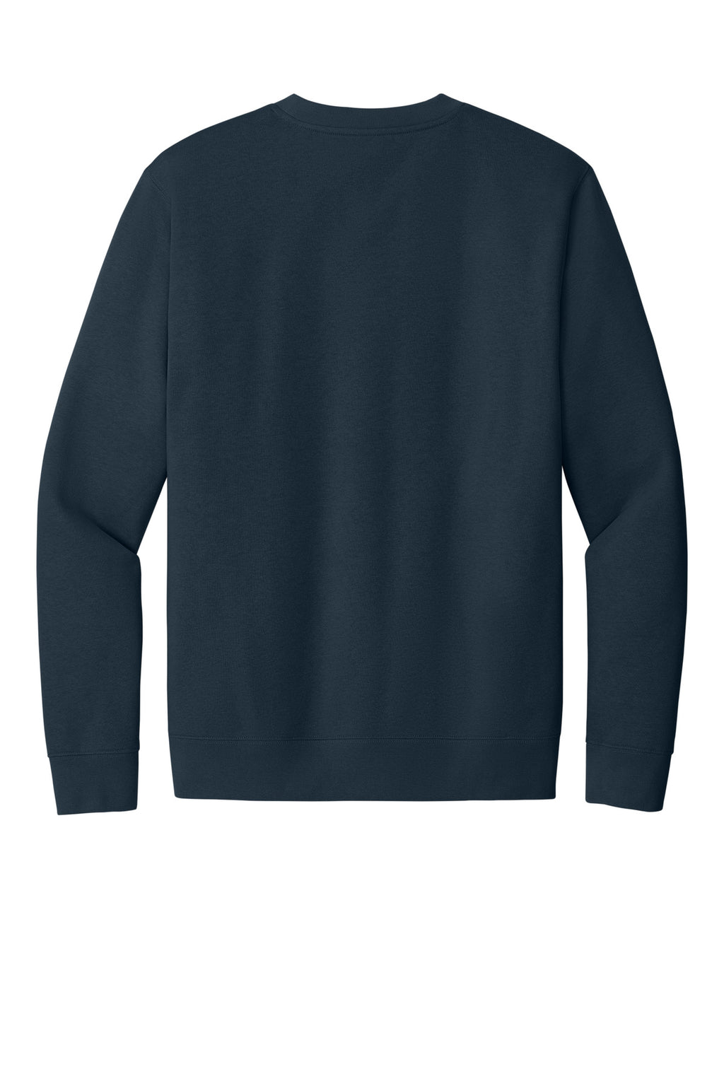 Rear View of New Navy District V.I.T. Fleece Crew DT6104