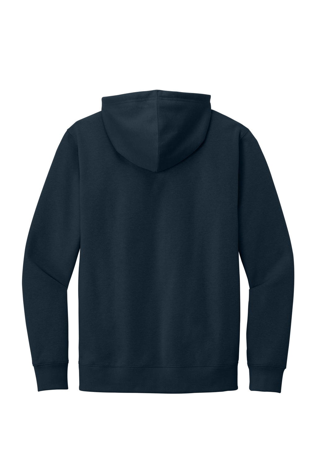 Rear View of New Navy District V.I.T. Fleece Hoodie DT6100