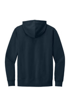 Rear View of New Navy District V.I.T. Fleece Hoodie DT6100