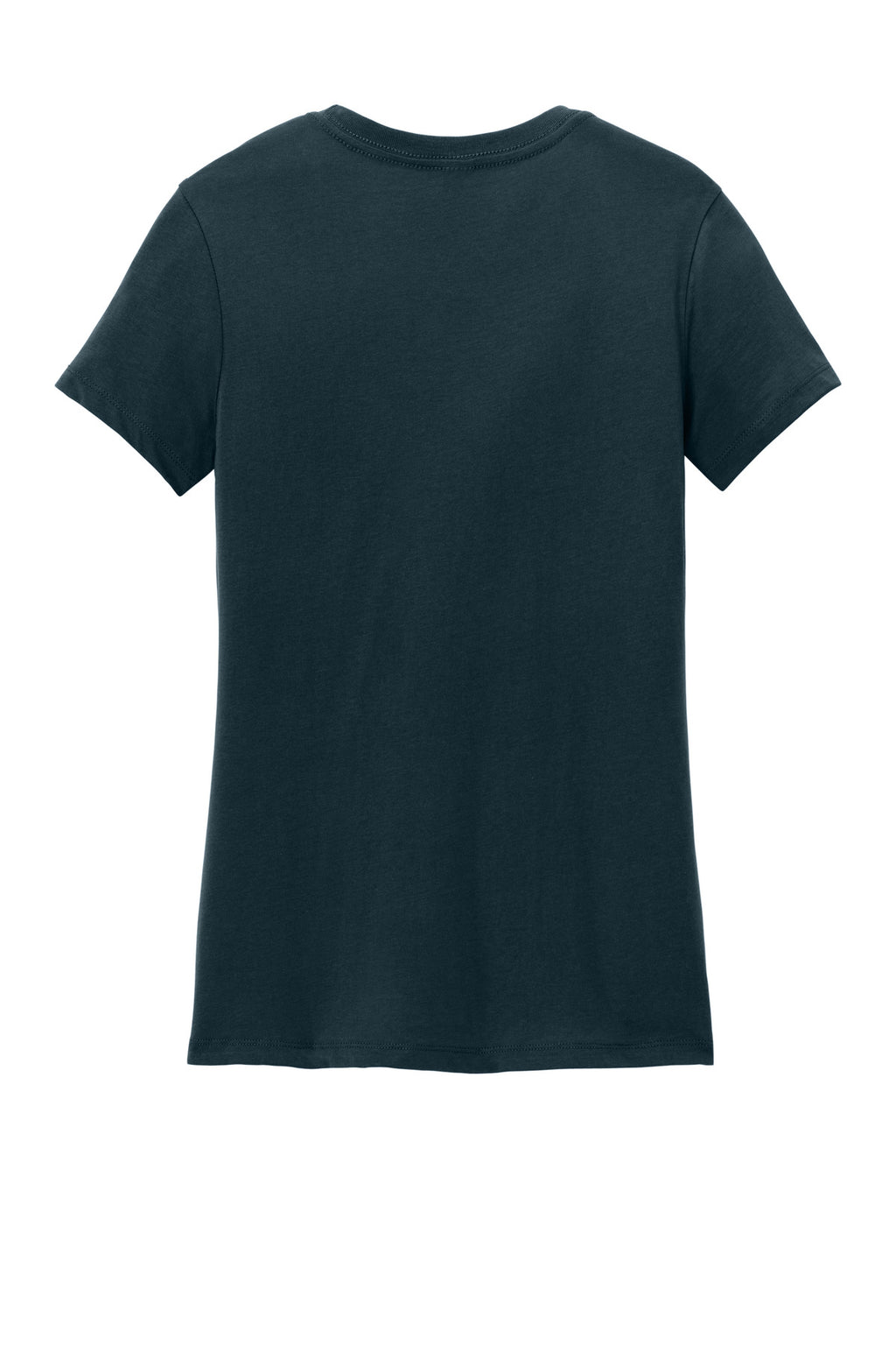 Rear View of New Navy District Women's Perfect Weight Tee. DM104L
