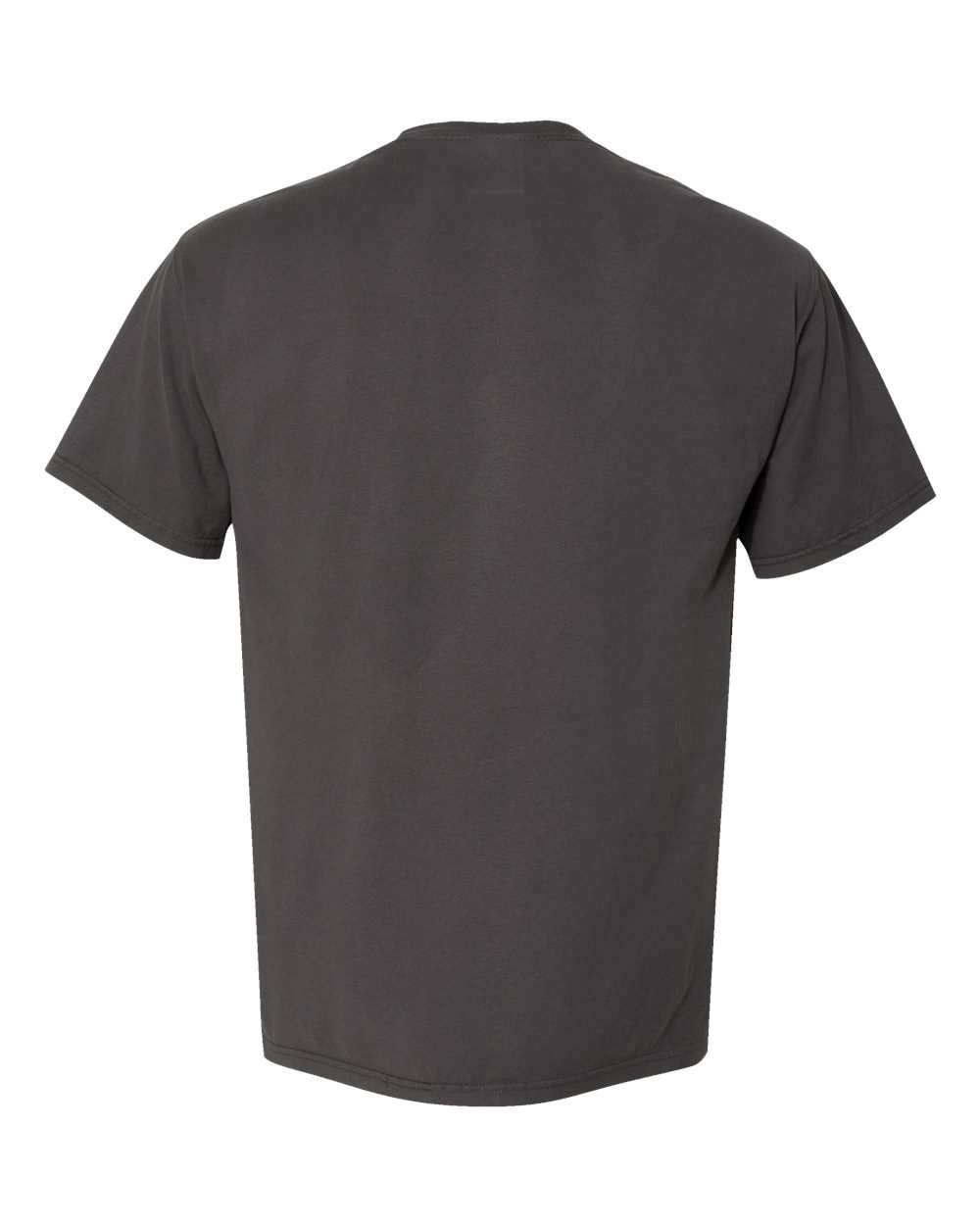 Rear View of New Railroad Grey Garment-Dyed T-Shirt - GDH100