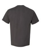 Rear View of New Railroad Grey Garment-Dyed T-Shirt - GDH100