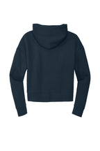Rear View of NewNavy District Women's V.I.T. Fleece Hoodie DT6101