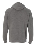 Rear View of Nickel Special Blend Raglan Hooded Sweatshirt - PRM33SBP
