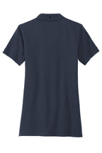 Rear View of NightNavy Mercer+Mettle Women's Stretch Heavyweight Pique Polo MM1001