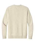 Rear View of Oatmeal Hthr District V.I.T. Fleece Crew DT6104