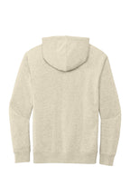 Rear View of Oatmeal Hthr District V.I.T. Fleece Hoodie DT6100