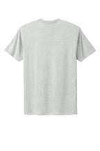 Rear View of Oatmeal Next Level Apparel Adult Cotton Tee. NL3600