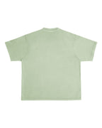 Rear View of Oil Green Urban Heavyweight T-Shirt - LS16005
