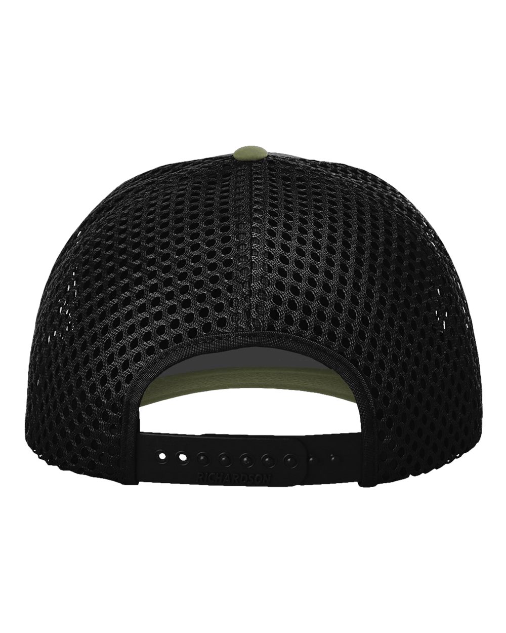 Rear View of Olive/ Black Tilikum Cap - 835