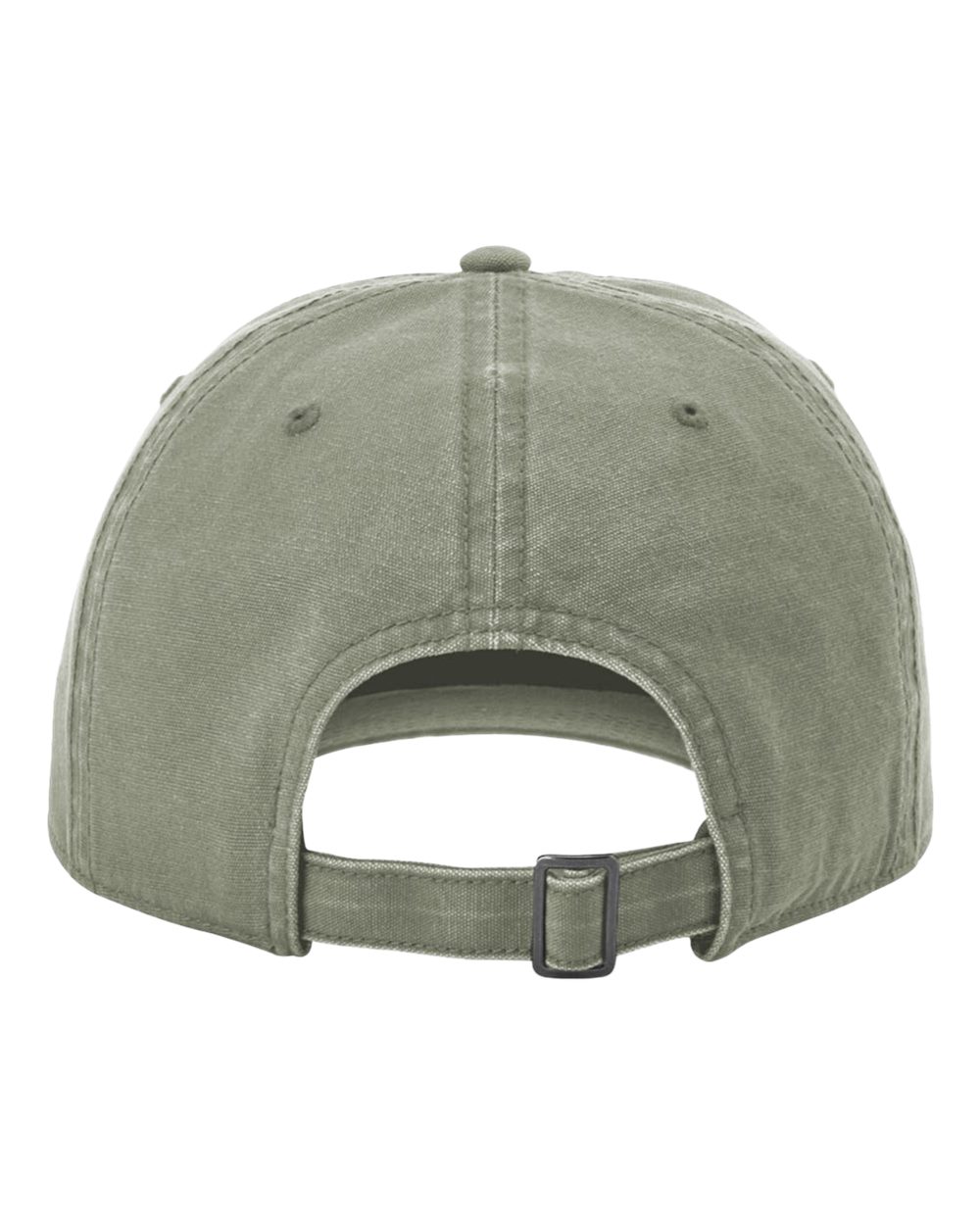 Rear View of Olive Green Odell Cap - 324RE