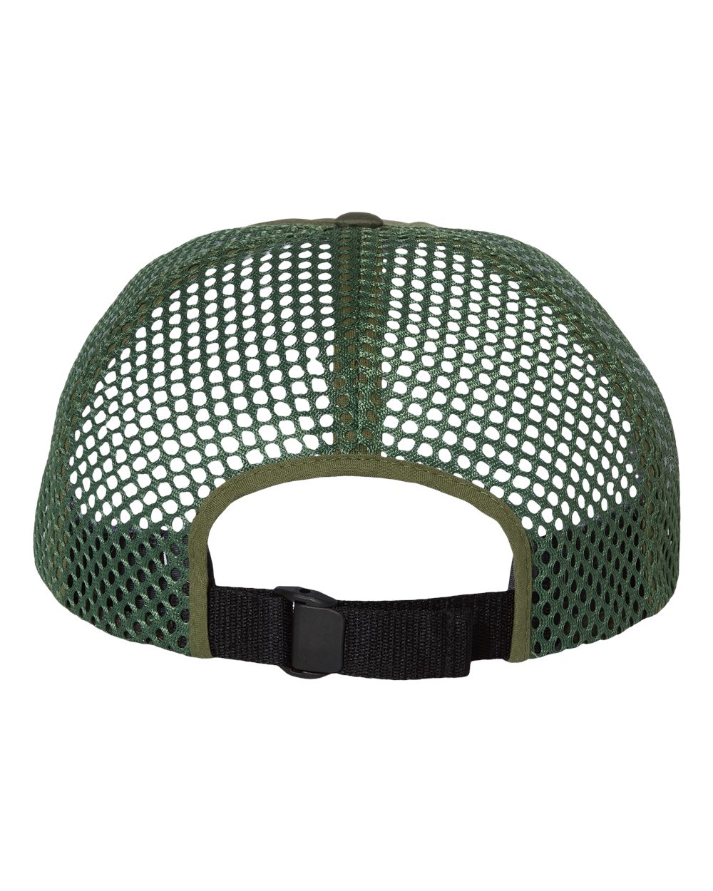 Rear View of Olive Rogue Wide Set Mesh Cap - 935