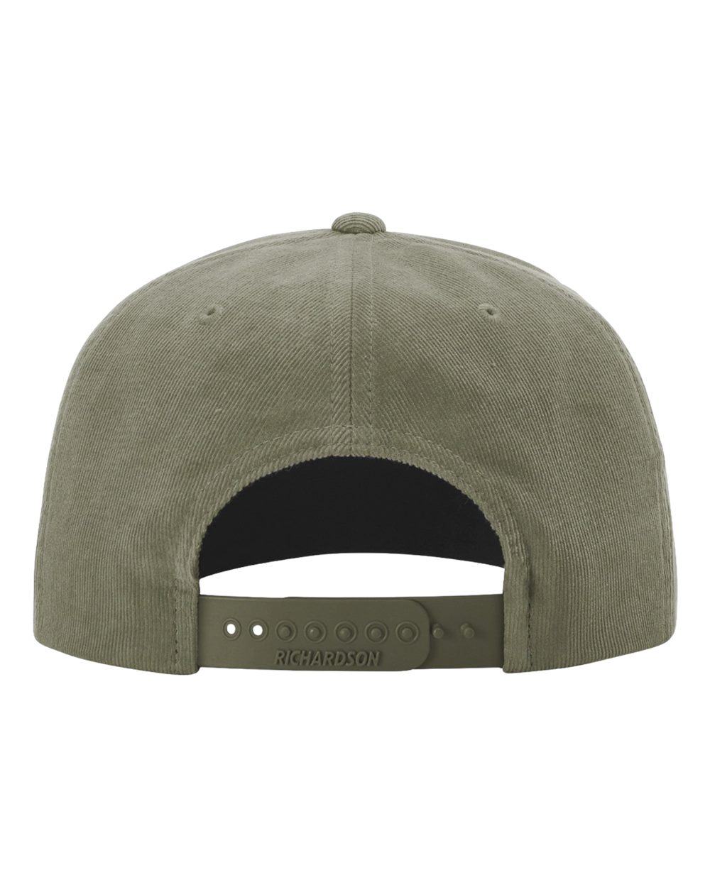 Rear View of Olive Timberline Corduroy Cap - 253