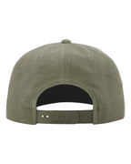 Rear View of Olive Timberline Corduroy Cap - 253