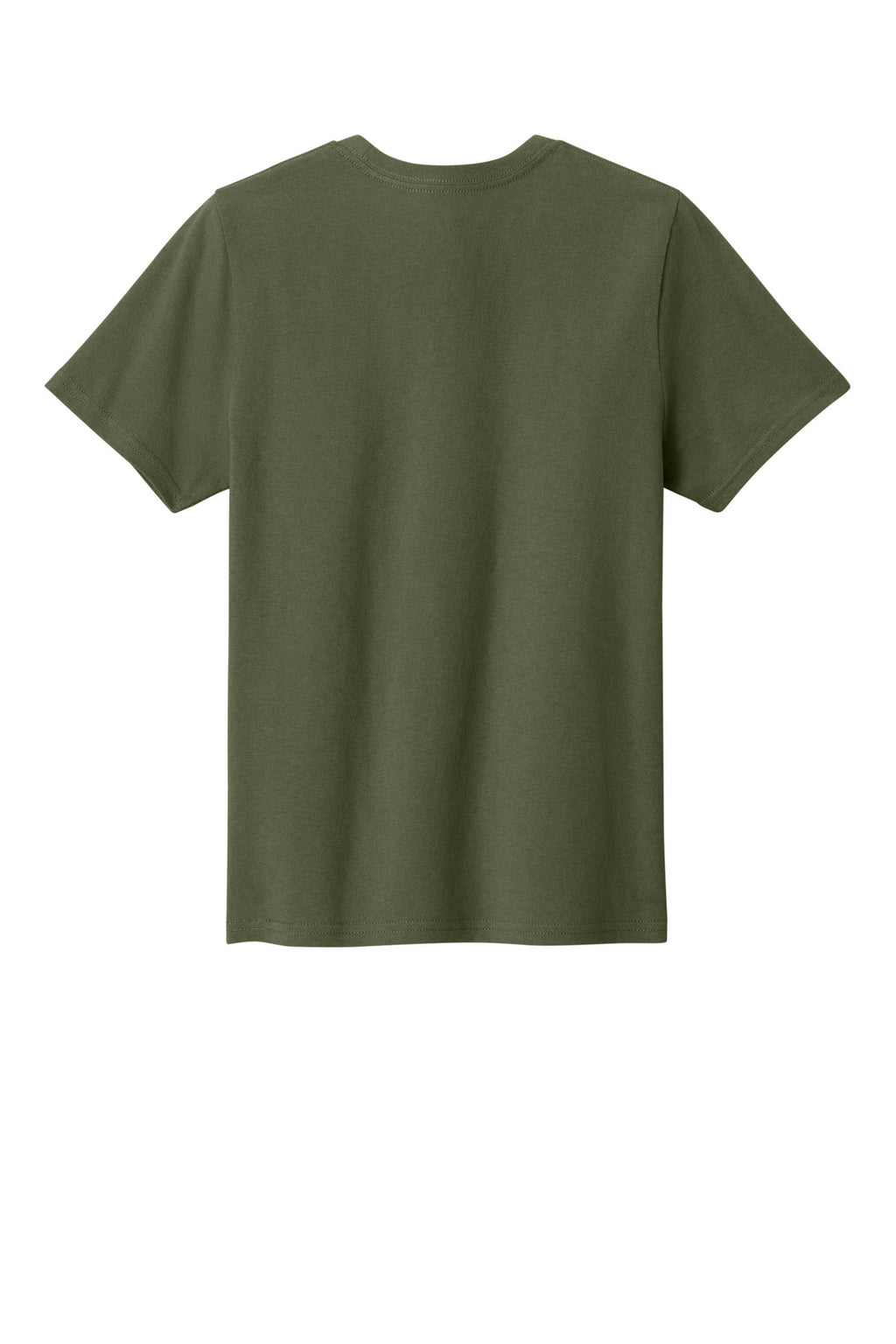 Rear View of OlvDrabGn Port & Co Youth Easy Cotton Tee PC43Y