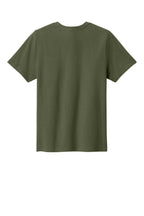 Rear View of OlvDrabGn Port & Co Youth Easy Cotton Tee PC43Y
