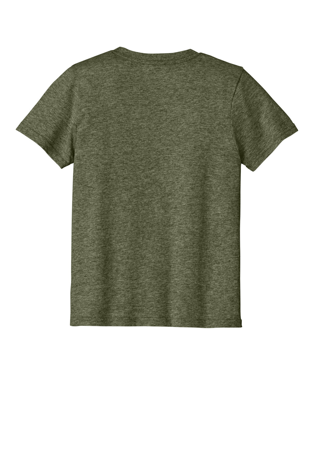 Rear View of OlvDrabGnH Port & Co Youth Easy Cotton Tee PC43Y