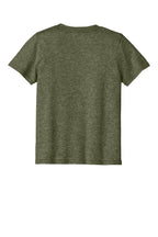 Rear View of OlvDrabGnH Port & Co Youth Easy Cotton Tee PC43Y