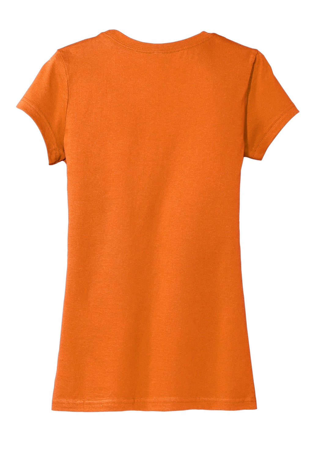 Rear View of Orange District Women's Fitted Very Important Tee . DT6001