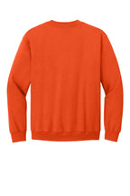 Rear View of Orange Gildan Heavy Blend Crewneck Sweatshirt. 18000