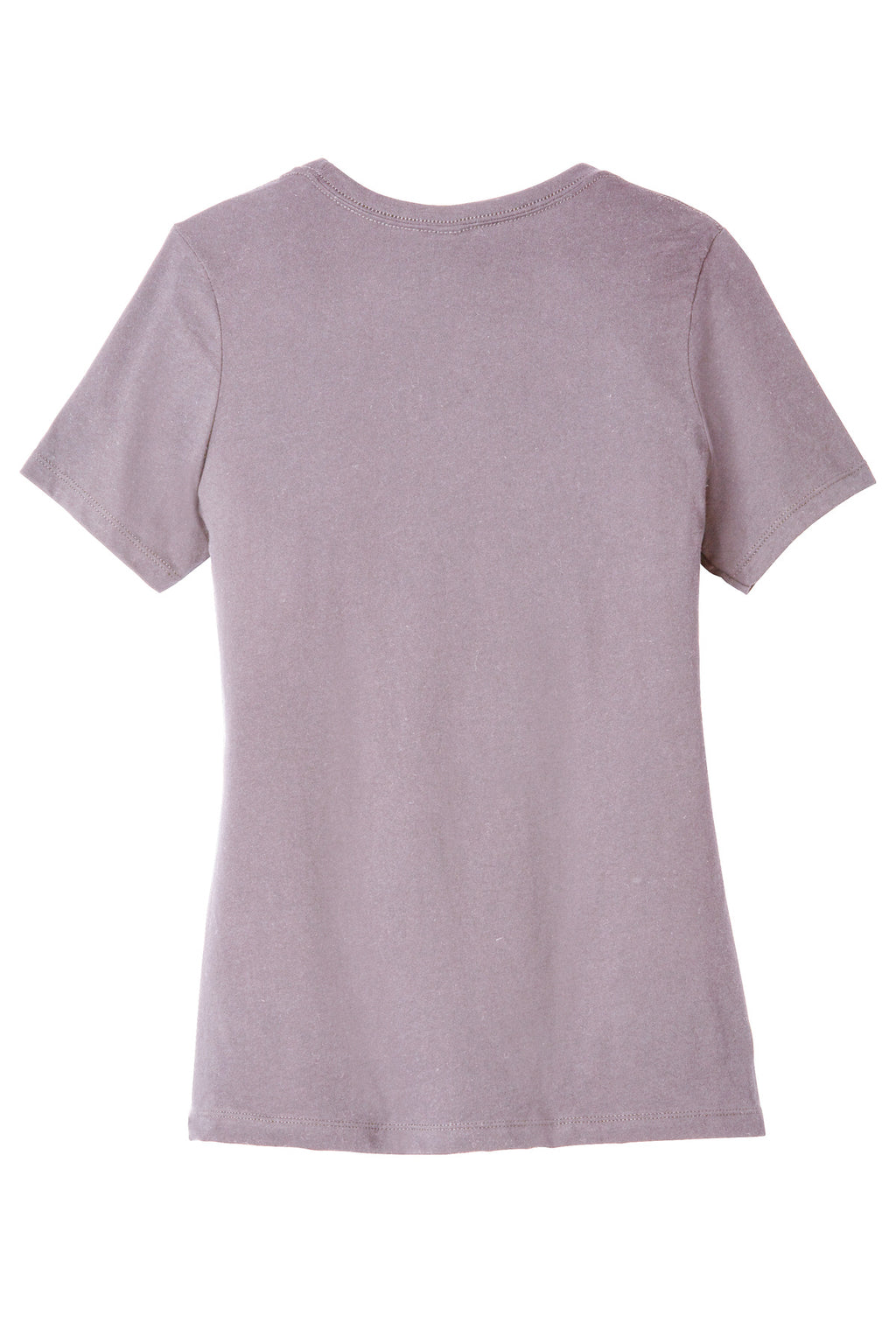 Rear View of Orchid BELLA+CANVAS Women's Relaxed Jersey Short Sleeve Tee. BC6400