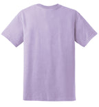 Rear View of Orchid Gildan DryBlend 50 Cotton/50 Poly T-Shirt. 8000