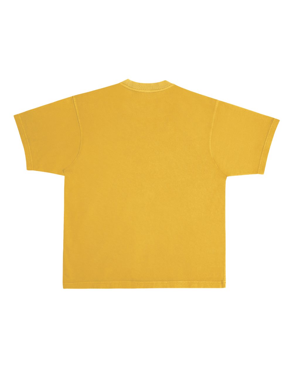 Rear View of Peanut Butter Urban Heavyweight T-Shirt - LS16005