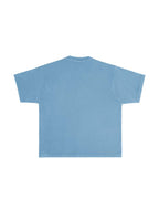 Rear View of Pebble Blue Urban Heavyweight T-Shirt - LS16005