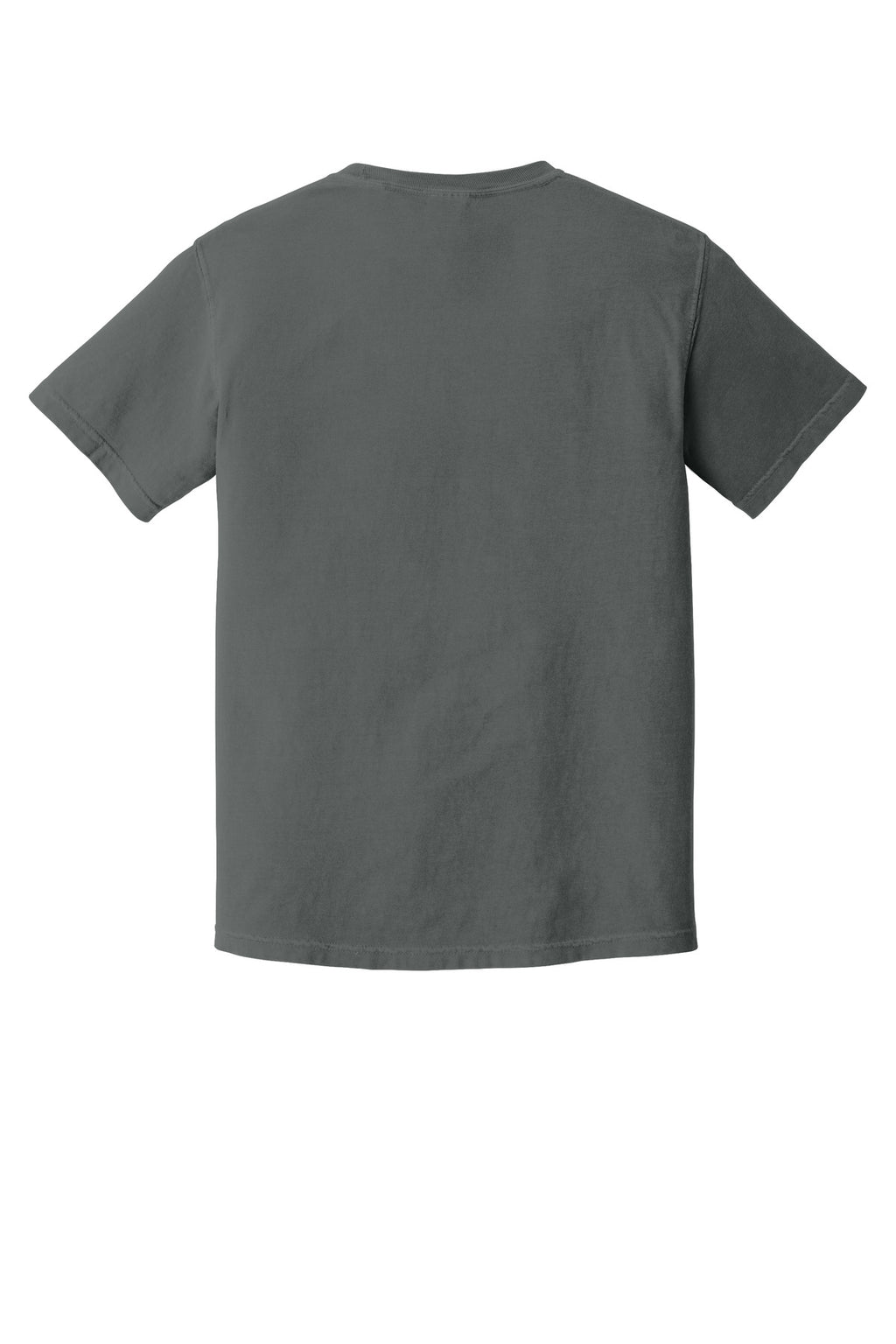 Rear View of Pepper COMFORT COLORS Heavyweight Ring Spun Tee. 1717
