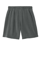 Rear View of Pepper Comfort Colors Lightweight Sweatshort 1468