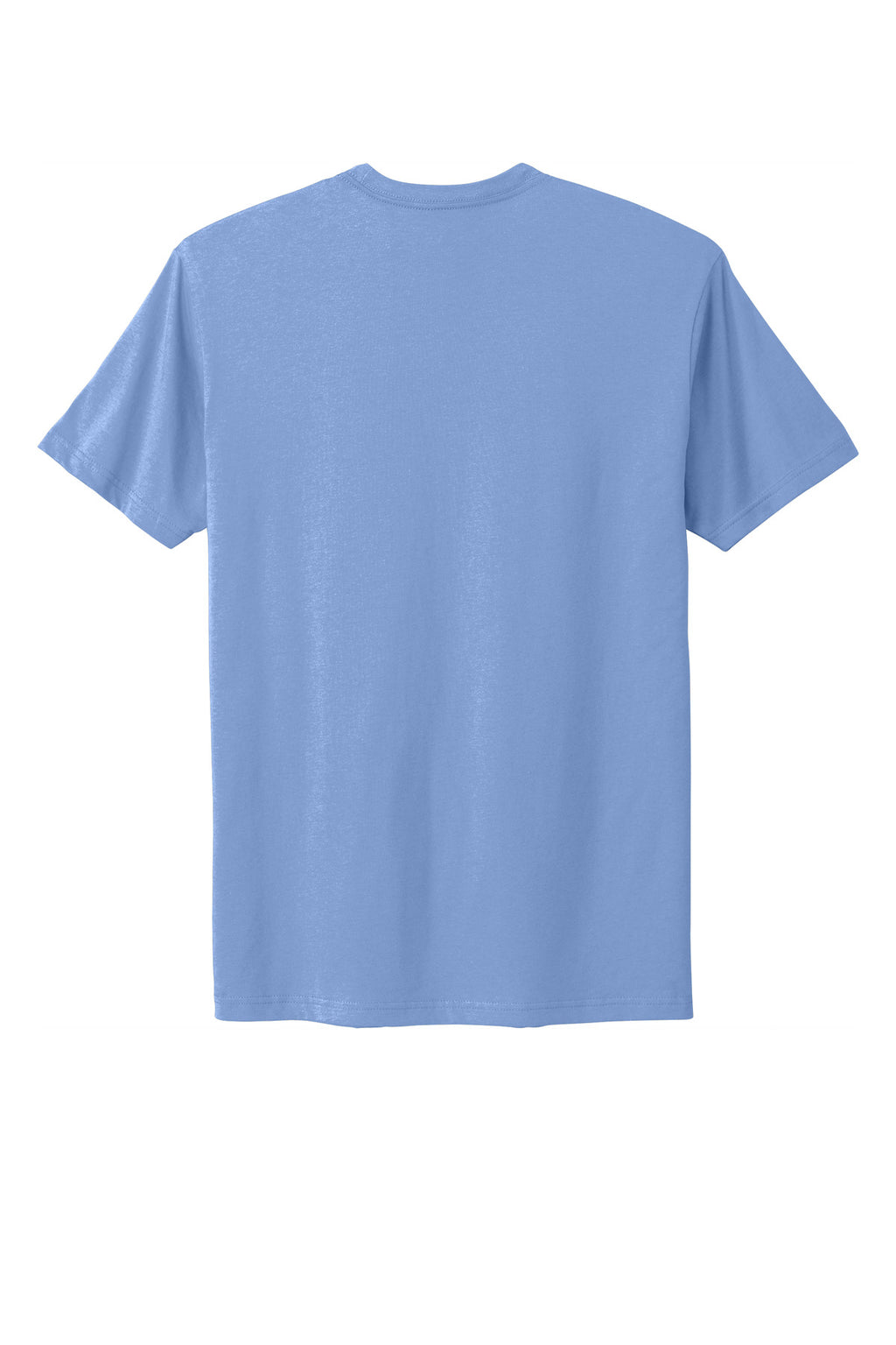 Rear View of PeriBlue Next Level Apparel Adult Cotton Tee. NL3600