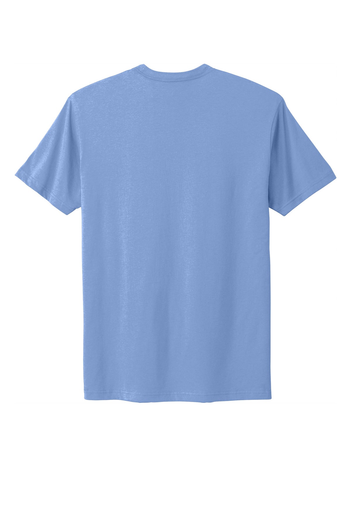 Rear View of PeriBlue Next Level Apparel Adult Cotton Tee. NL3600