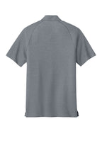 Rear View of Petrol Grey OGIO Onyx Polo. OG126