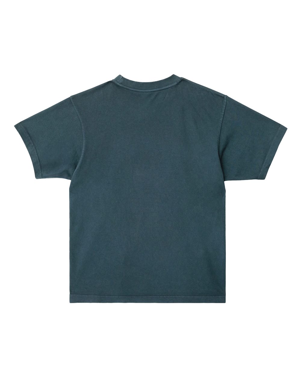 Rear View of Pigment Midnight Navy Urban Heavyweight T-Shirt - LS16005