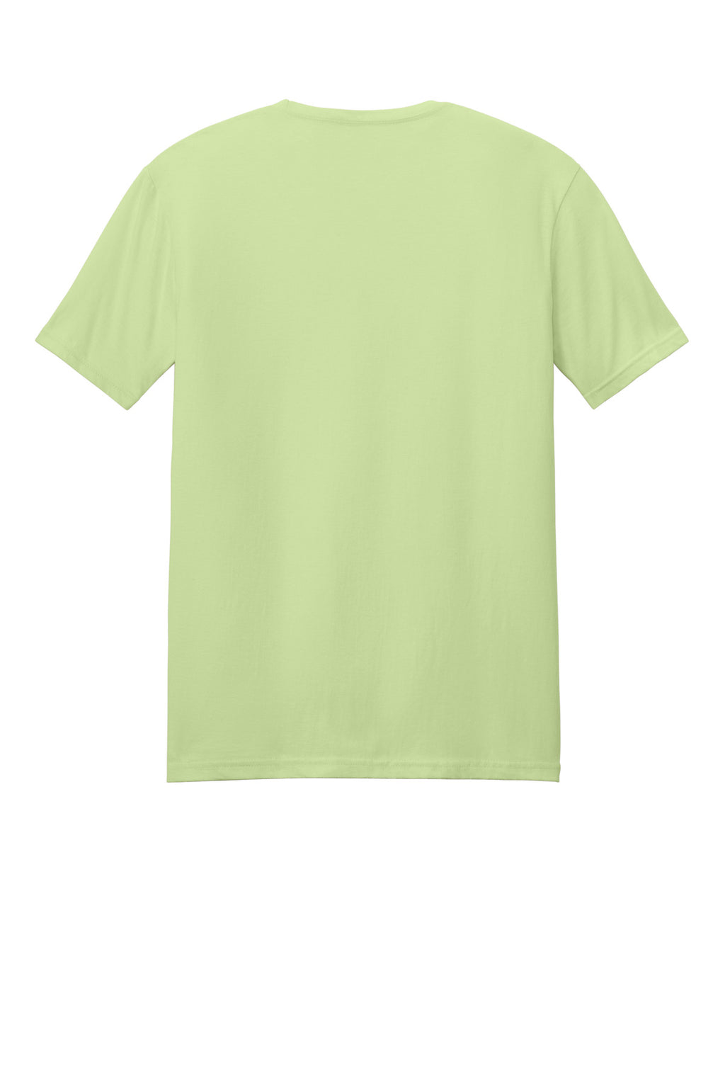 Rear View of Pistachio Gildan Softstyle T-Shirt. 64000