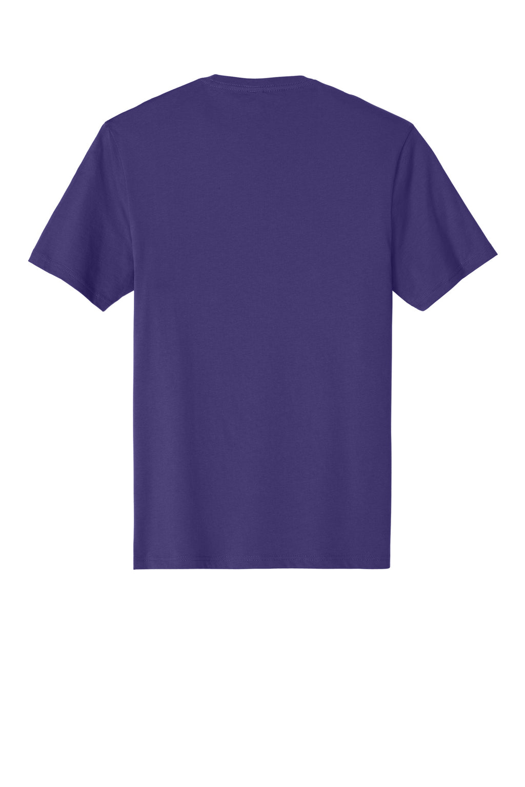 Rear View of Purple District Perfect Weight Tee. DT104
