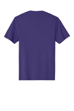 Rear View of Purple District Perfect Weight Tee. DT104