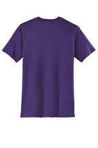 Rear View of Purple District Very Important Tee . DT6000