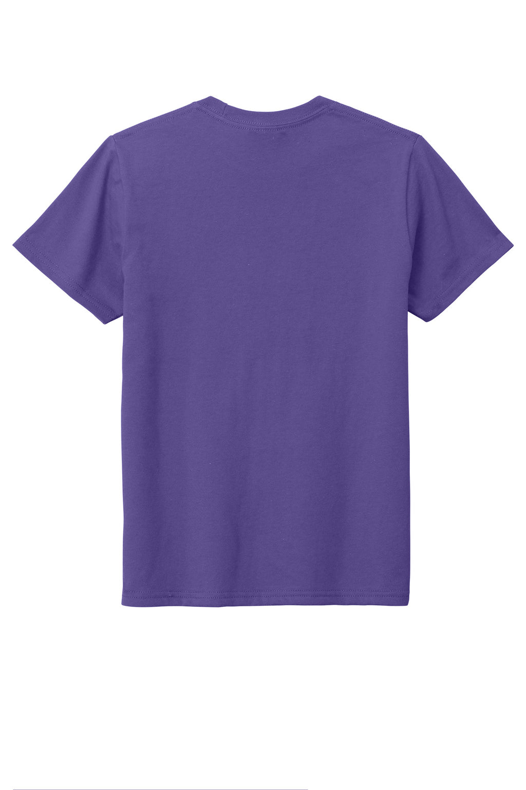 Rear View of Purple District Youth Very Important Tee . DT6000Y
