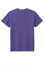 Rear View of Purple District Youth Very Important Tee . DT6000Y