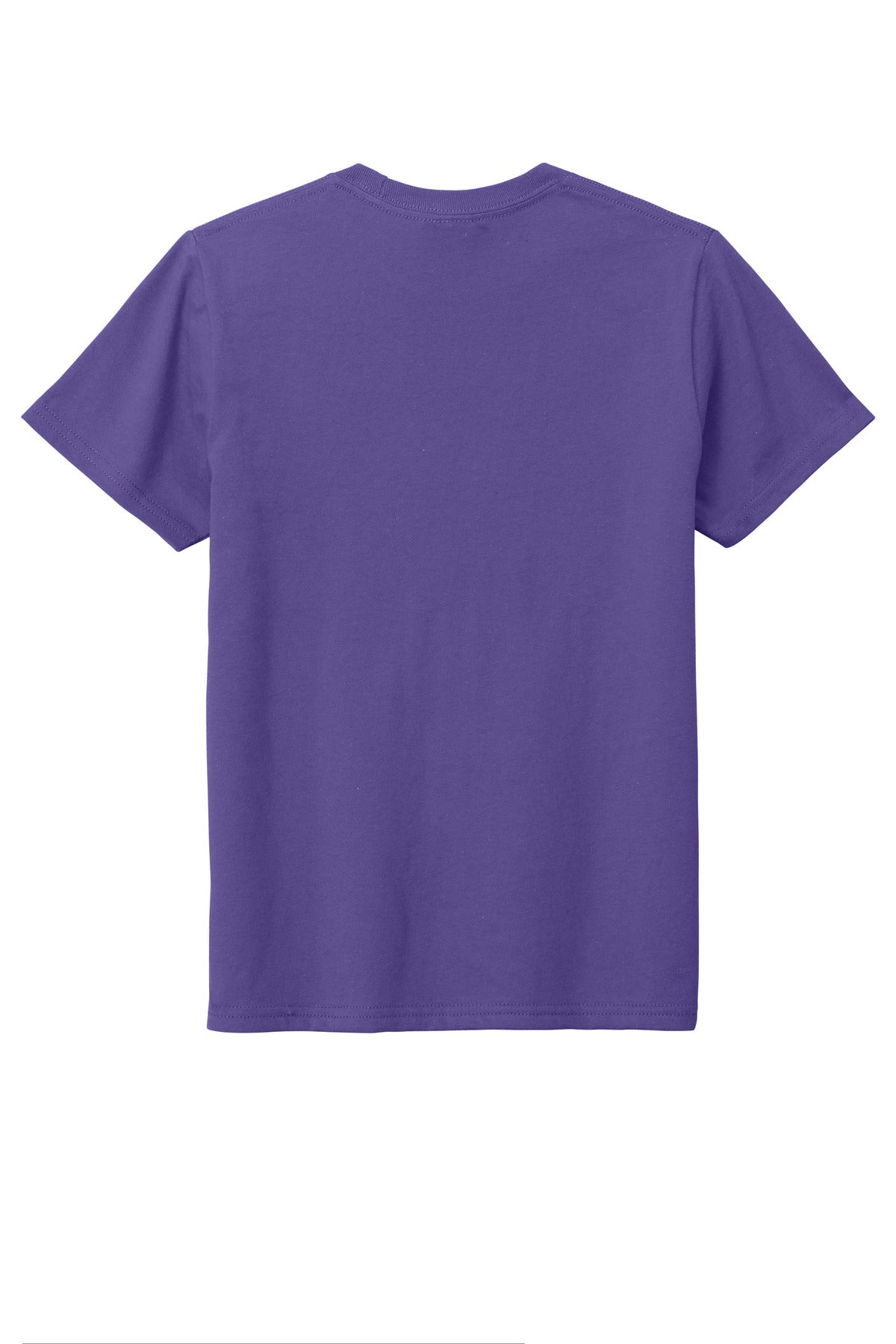 Rear View of Purple District Youth Very Important Tee . DT6000Y