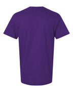 Rear View of Purple Softstyle® T-Shirt - 64000