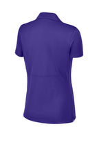 Rear View of Purple Sport-Tek Women's Micropique Sport-Wick Polo. LST650
