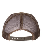 Rear View of Realtree Edge/ Brown Printed Trucker Cap - 112P