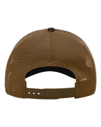 Rear View of Realtree Max 7/ Buck Garment Washed Printed Trucker Cap - 111P