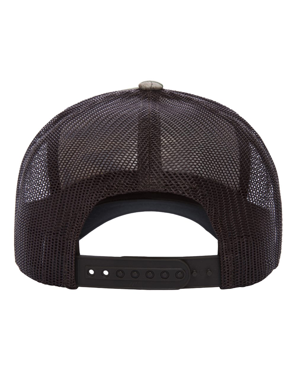 Rear View of Realtree Max7/ Brown Retro Trucker Cap - 6606
